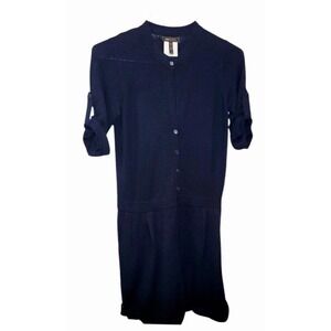 BCBG Maxazria Women's Navy‎ Shirt  Jumpsuit - Size Small
